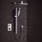 Chrome Thermostatic Shower System with 8